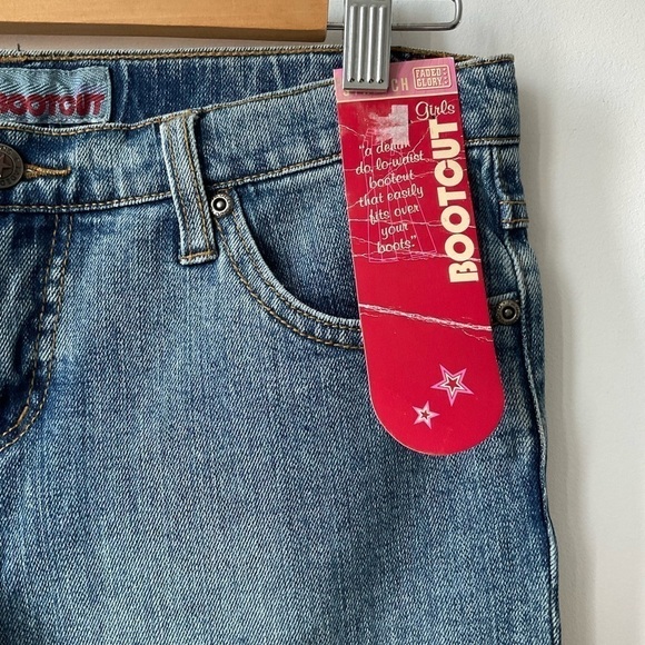 Y2k Faded  Glory Boot Cut Jeans Stretch NWT - Picture 4 of 8